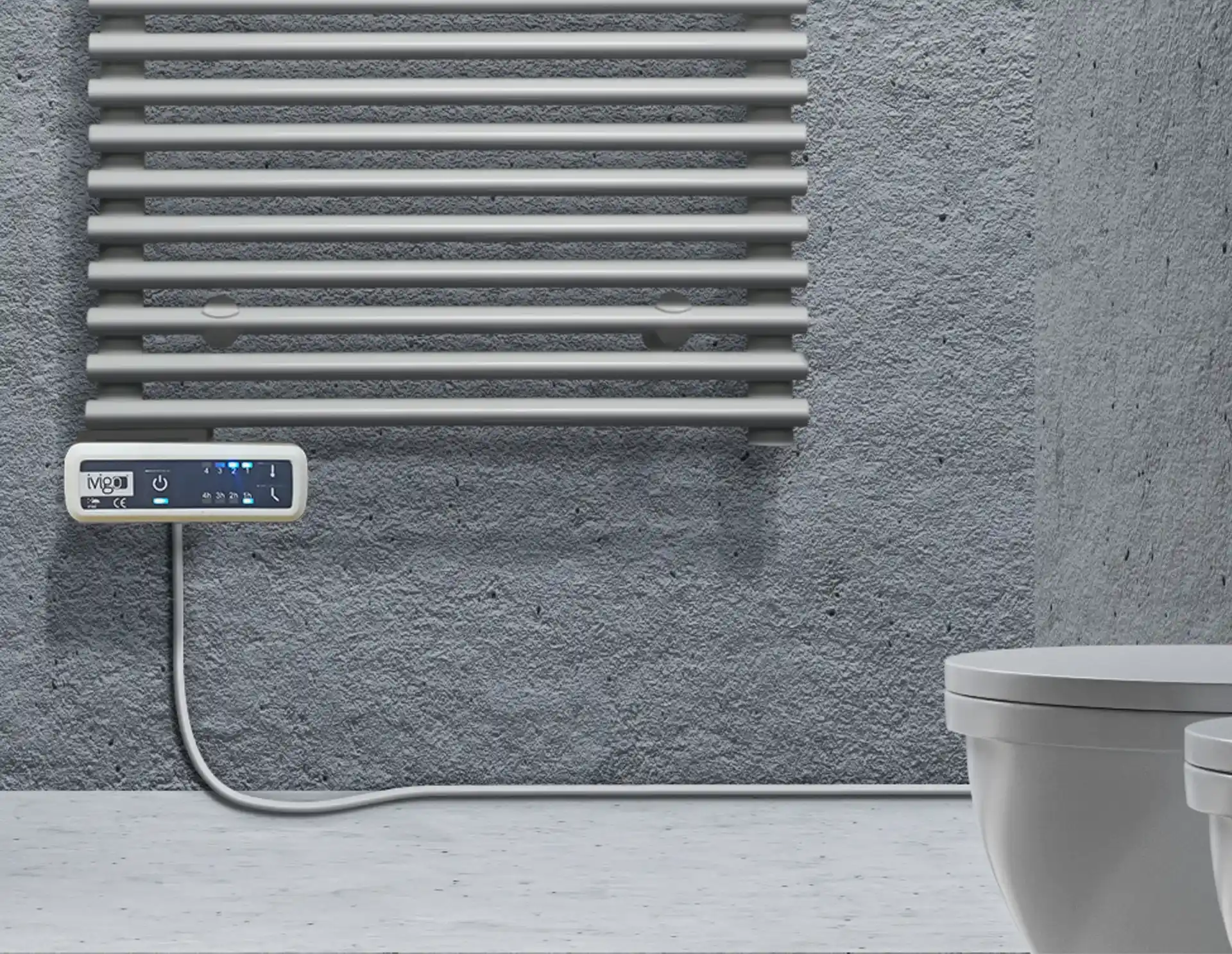 İVİGO EHR 600 Watt Profesyonel Havlu Isıtıcı Beyaz