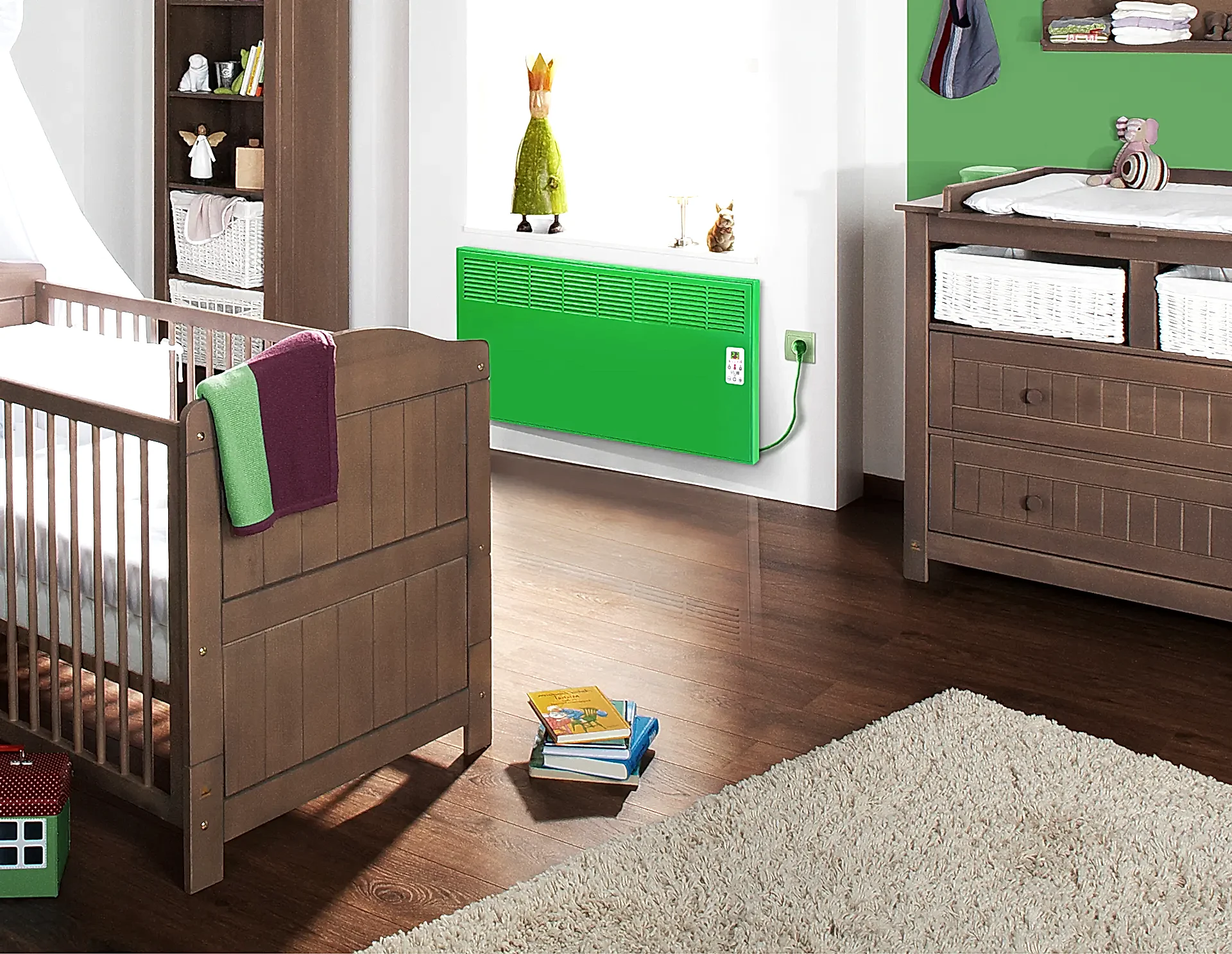 İVİGO EPK 2000 Watt Dijital Konvektör Isıtıcı Yeşil