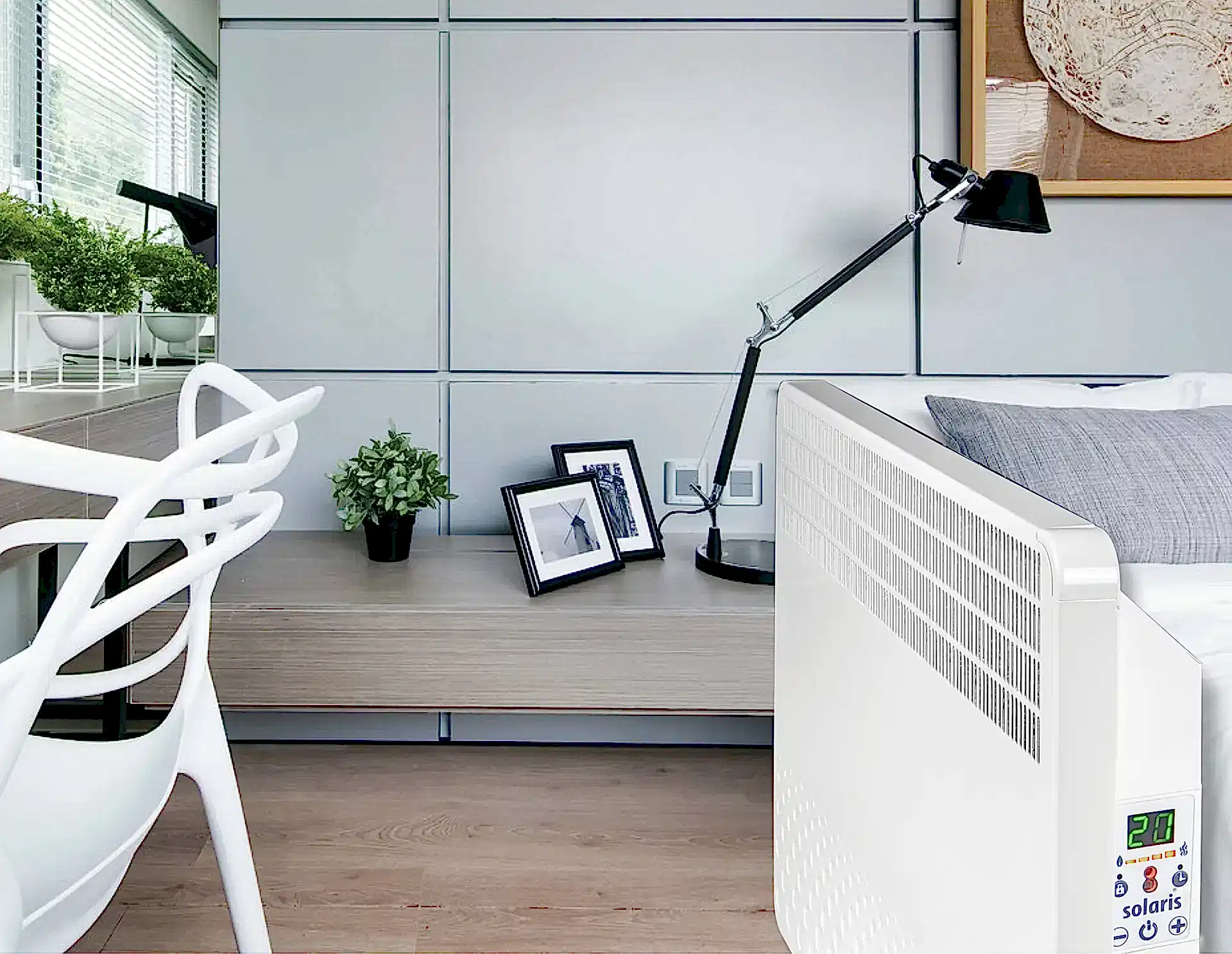 SOLARİS KIP 2000 Watt Dijital Konvektör Isıtıcı Beyaz