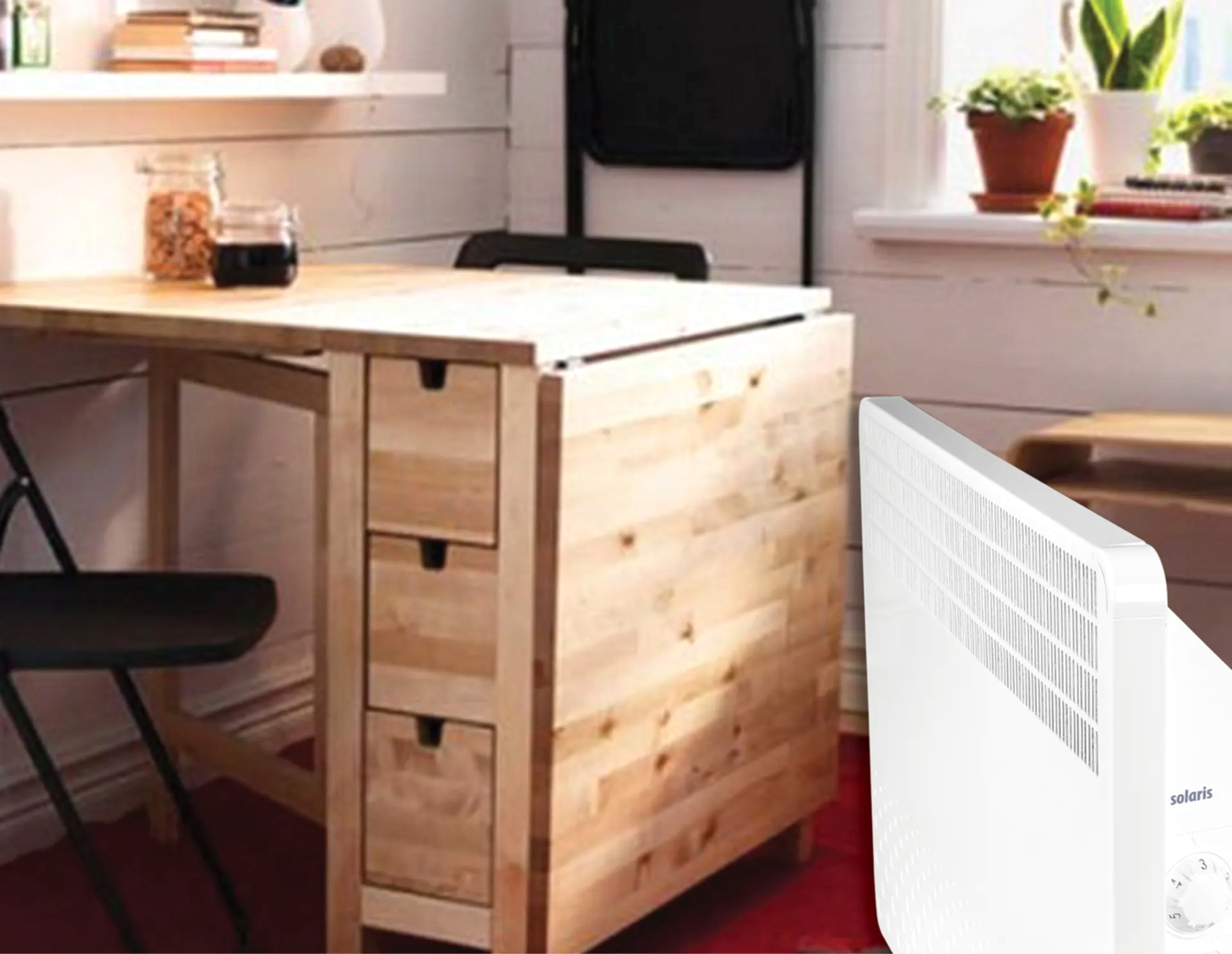 SOLARİS KIP 2500 Watt Manuel Konvektör Isıtıcı Beyaz