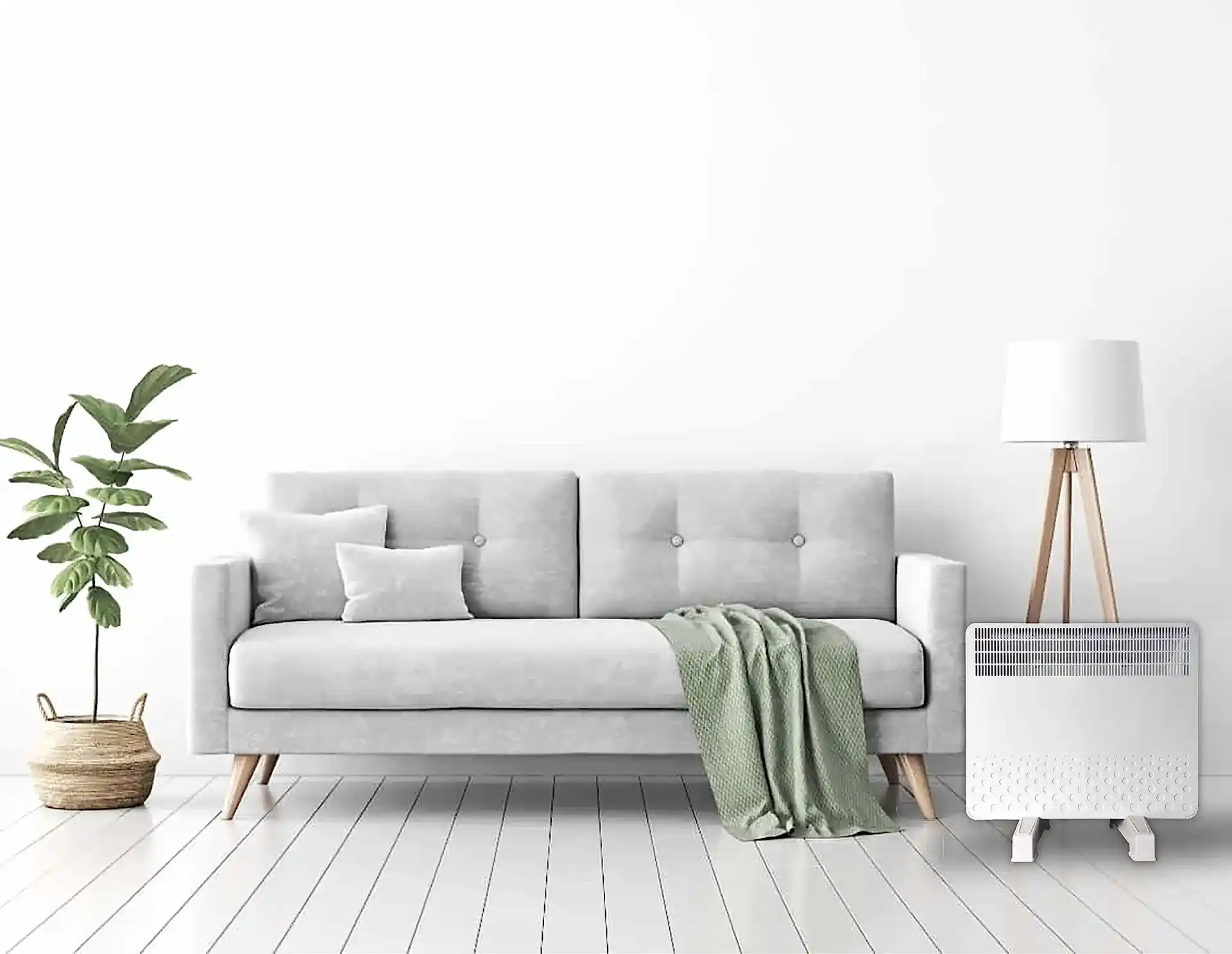 SOLARİS KIP 1000 Watt Profesyonel Konvektör Isıtıcı Beyaz