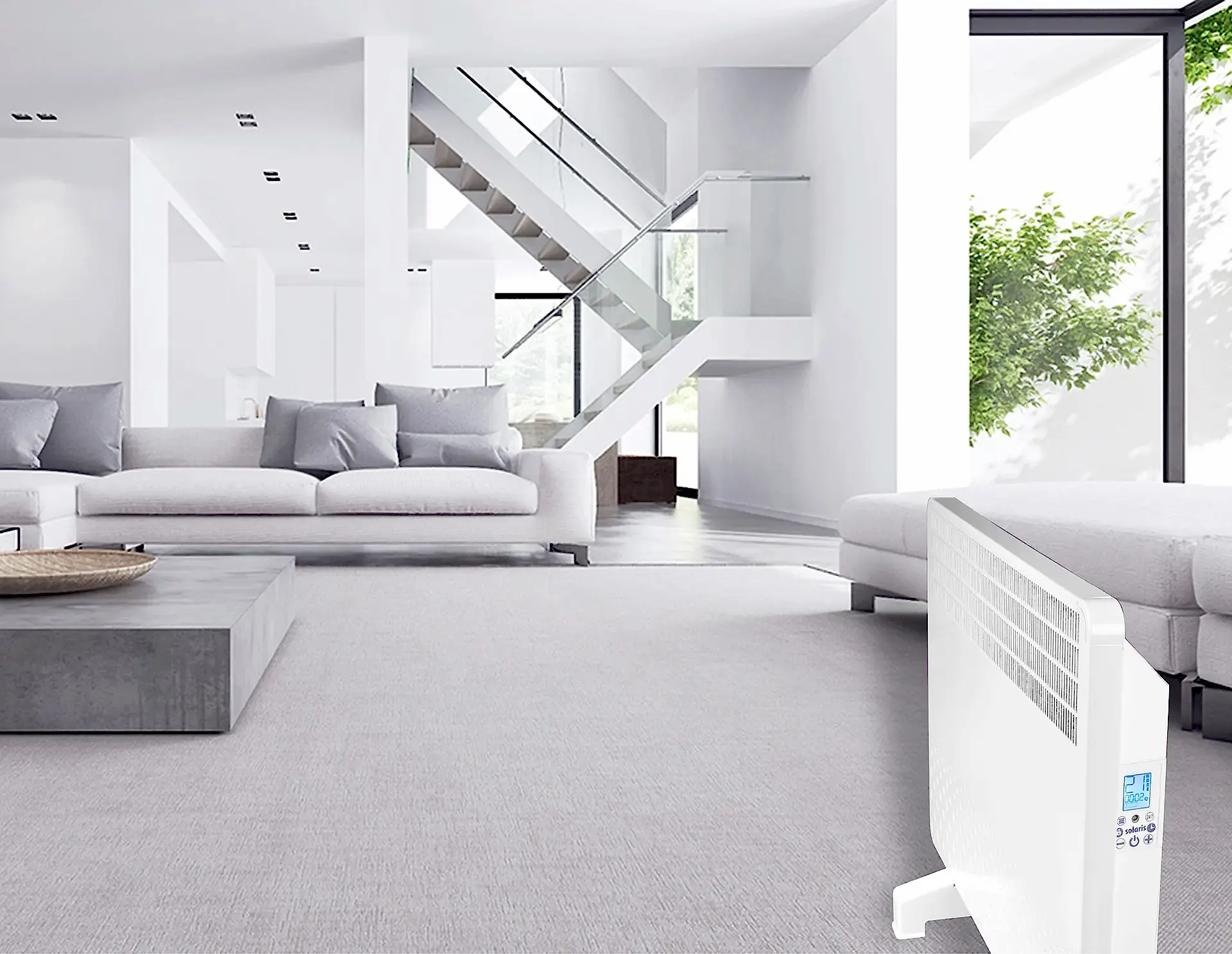 SOLARİS KIP 2000 Watt Profesyonel Konvektör Isıtıcı Beyaz